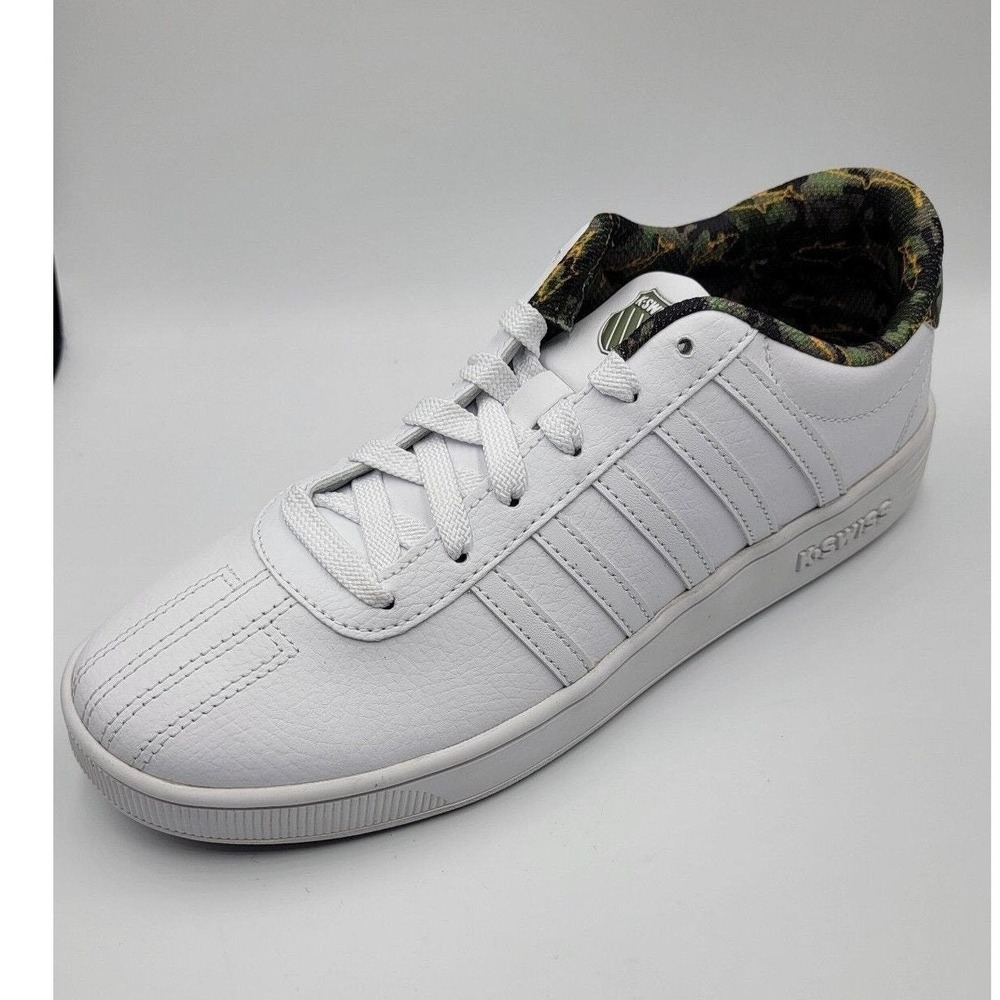 K-Swiss Court Palas Big Kids Youth 6.5 White Camo Low Top Sneakers Athletic Shoe